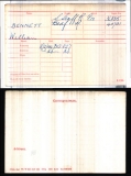 BENNETT WILLIAM(medal card) 