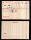 PAYNE ALBERT CARSEWELL(medal card)