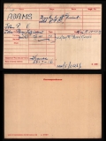 ADAMS JOHN PERCY FITZHERB(medal card)