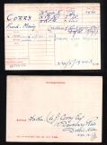 CORRY FRANK MORING(medal card) 