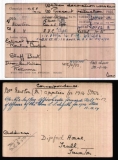 NEWTON ARTHUR VICTOR (medal card)