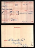 NOSWORTHY CLAUDE WILLIAM MICHE(medal card)