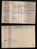 WALTER STEPHEN REGINALD PARKE(medal card)