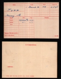 JUPP HENRY GEORGE(medal card)