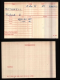 ROTHWELL RICHARD HENRY(medal card) 