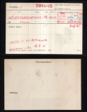 CLUTTERBROOK FRANCIS(medal card)