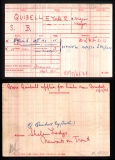 QUIBELL SAMUEL BOYD(medal card) 