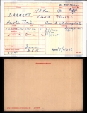 BARNETT HAROLD THORNTON(medal card)