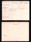 CLARKE ALBERT(medal card) 