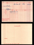 LINGE ALFRED(medal card)