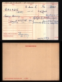 SAVAGE GEORGE HENRY(medal card)