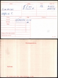 SIMMONS ALFRED CHRISTOPHER(medal card)