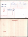 SIMMONS ALFRED CHRISTOPHER(medal card) 