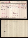 HARDMAN HOWARD ORMOND(medal card) 