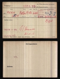 PEEK GEORGE WILLIAM REGULAS(medal card)