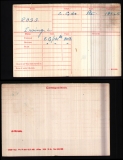 ROSS IRVING LEE (medal card)