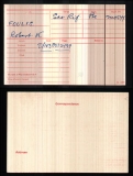 FOULIS ROBERT KEITH(medal card) 