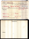 ERNER CHARLES ALFRED (medal card)