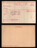 ALDRED GEORGE(medal card) 