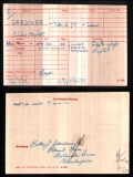 GARDINER ELLIS HUBERT(medal card) 