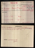 NEEDHAM ARNOLD KIME (medal card)