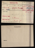 REED ARTHUR (medal card)