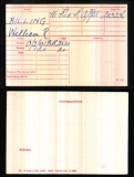 BILLING WILLIAM ROBERT(medal card)