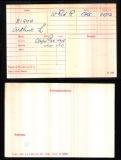 BIRCH ARTHUR LEONARD(medal card) 