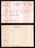 HORSFALL TOM(medal card) 