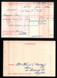 HUNT BENJAMIN OWEN(medal card)  