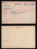 KAYE JAMES EDWARD(medal card) 