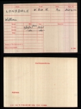 LONSDALE WILLIAM(medal card) 