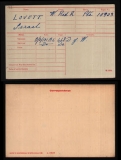 LOVETT ISRAEL(medal card) 