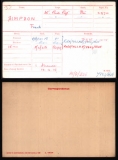 SIMPSON FRANK(medal card) 