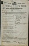 HILL ARTHUR HERBERT (attestation paper)