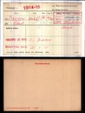 BARRON ROBERT WHARTON(medal card) 