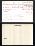 BRUCE GEORGE(medal card)