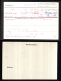 CALLON JOHN GEORGE(medal card) 