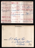 GAMBLE JOHN WALCOT(medal card) 