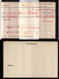 GIBSON WILFRED JOSEPH(medal card) 