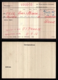 GIEVE MARTYN BERESFORD(medal card) 