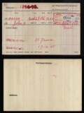 MASON JOHN GEORGE(medal card) 