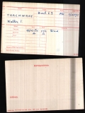 THACKWRAY WALTER TOM(medal card) 