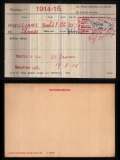 WILLIAMS THOMAS(medal card) 