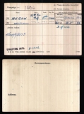 MEGAW WILLIAM(medal card) 