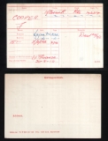 COOPER FRED(medal card) 