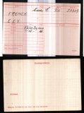 FRENCH ERNEST EDWARD VICTOR(medal card) 