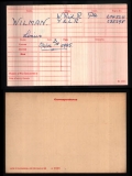 WILMAN LINUS (medal card)