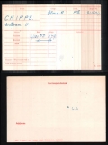 CRIPPS WILLIAM HAROLD(medal card) 