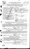  	 WILLIAM BELL (attestation paper)